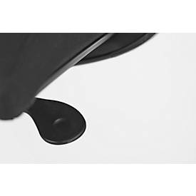 NowyStyl Bürostuhl Intrata, mit Armlehnen, Synchronmechanik, Muldensitz, schwarz