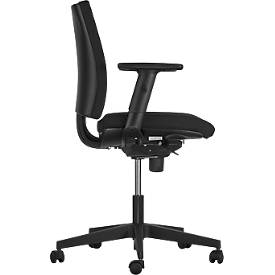 NowyStyl Bürostuhl Intrata, mit Armlehnen, Synchronmechanik, Muldensitz, schwarz