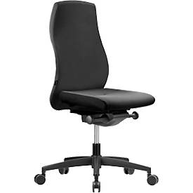 NowyStyl Bürostuhl NOW 2, Synchronmechanik, ohne Armlehnen, Lordosenstütze, Muldensitz