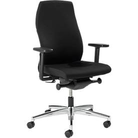 NowyStyl Bürostuhl NOW 2, Synchronmechanik, ohne Armlehnen, Lordosenstütze, Muldensitz