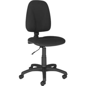 NowyStyl Group Bürostuhl Jupiter, ohne Armlehnen, Permanent-Kontakt, Muldensitz, schwarz/schwarz