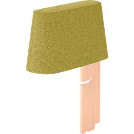 NowyStyl Rückenlehne für Sitzpoufs Tri.Ply L und M, gelb