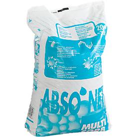 Ölbindemittel ABSO`NET MULTISORB -Typ III R, bindet bis zu 26 l pro Sack, Granulatkörnung 0,5-4 mm, 20 kg