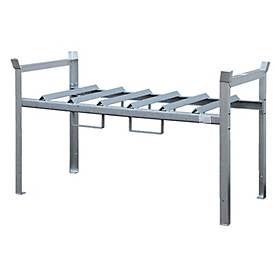 Cemo Opslagniveau voor  vatenrek type 800, gegalvaniseerd staal, voor 3x 60 l vaten, B 1410 x D 660 x H 840 mm
