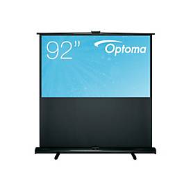 Optoma Panoview Pull Up DP-9092MWL - Leinwand - 234 cm (92") - 16:9 - Matte White - Schwarz