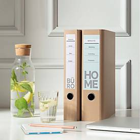 Ordner-Etiketten AVERY® Zweckform, für Druckertyp Inkjet/Laser, rechteckig, permanent, 120 St., B 61 x H 192 mm, breite Ordner, Papier, naturweiß