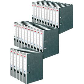 Ordner herlitz maX.file nature, DIN A4, Rückenschild geklebt, Hartpappe, Rückenbreite 50 mm, grau, 25 Stück