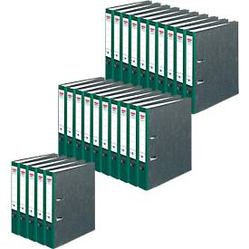 Ordner herlitz maX.file nature, DIN A4, Rückenschild geklebt, Hartpappe, Rückenbreite 50 mm, grün, 25 Stück