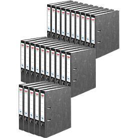 Ordner herlitz maX.file nature, DIN A4, Rückenschild geklebt, Hartpappe, Rückenbreite 50 mm, schwarz, 25 Stück