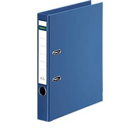 Ordner Schäfer Shop Select, DIN A4, Rückenbreite 50 mm, Griffloch, auswechselbares Rückenschild, Polypropylen, 1 Stück, blau