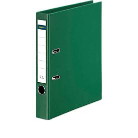 Ordner Schäfer Shop Select, DIN A4, Rückenbreite 50 mm, Griffloch, auswechselbares Rückenschild, Polypropylen, 1 Stück, grün