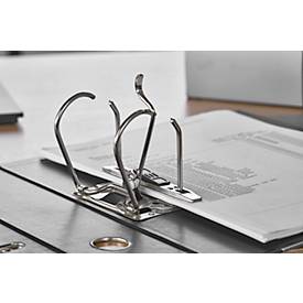 Ordner Schäfer Shop Select, DIN A4, Rückenbreite 80 mm, Griffloch, auswechselbares Rückenschild, Polypropylen, 10 Stück, rot