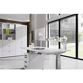 Orga-Monitorhalter, drehbar, neig- und schwenkbar, Traglast 7 kg, zum Anbau