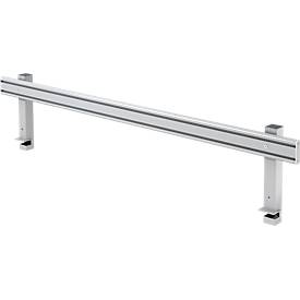 Orga-Schiene, Breite 1800 mm, f. Bildschirmtragarme, Montage Hinterseite Tisch