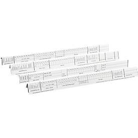 Organisations-Streifen für Personalhefter, 100 Stück