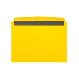 Orgatex-Magnettaschen, A6 quer, gelb, 10 St.