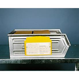 Orgatex-Magnettaschen, A6 quer, gelb, 50 St.