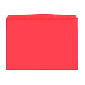 Orgatex Sichttaschen, A4 quer, rot, 50 St.