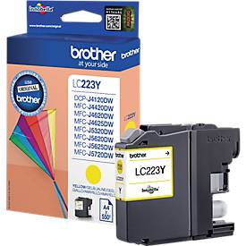 Original Brother Tintenpatrone LC-223Y, Einzelpack, gelb