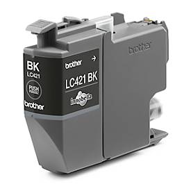 Original Brother Tintenpatrone LC-421BK, Einzelpack, schwarz