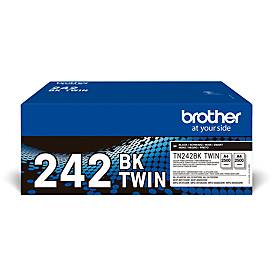 Original Brother Toner TN-242BK, Doppelpack, schwarz