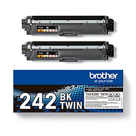 Original Brother Toner TN-242BK, Doppelpack, schwarz