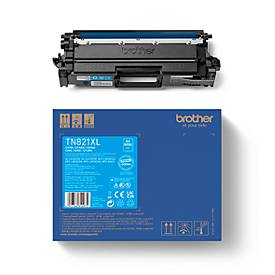 Original Brother Toner TN-821XLC, Einzelpack, cyan