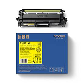 Original Brother Toner TN-821XLY, Einzelpack, gelb