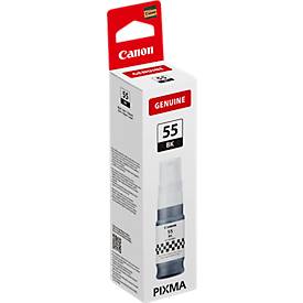 Original Canon Tintenflasche GI-55 BK (6292C001), 70 ml, bis zu 3000 Seiten, schwarz