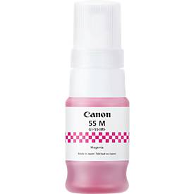 Original Canon Tintenflasche GI-55 M (6290C001), 40 ml, bis zu 3000 Seiten, magenta
