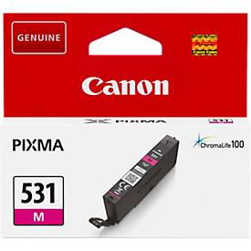 Original Canon Tintenpatrone CLI-531 M (6120C001), bis zu 515 Seiten, Einzelpack, magenta