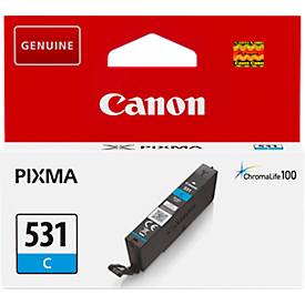Original Canon Tintenpatrone CLI-531C (6119C001), bis zu 515 Seiten, Einzelpack, cyan
