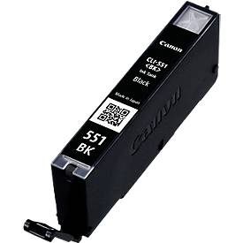 Original Canon Tintenpatrone CLI-551BK, Einzelpack, schwarz