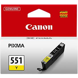 Original Canon Tintenpatrone CLI-551Y, Einzelpack, gelb