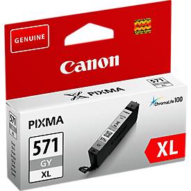Original Canon Tintenpatrone CLI-571GY XL, Einzelpack, grau