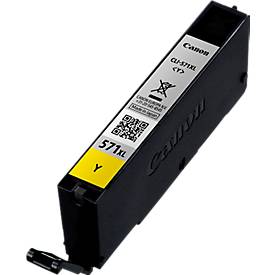 Original Canon Tintenpatrone CLI-571Y XL, Einzelpack, gelb