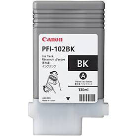 Original Canon Tintenpatrone PFI-102BK, Einzelpack, schwarz