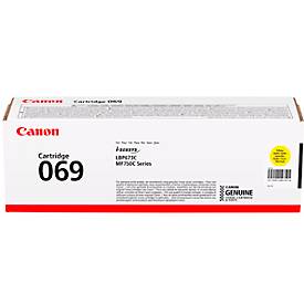 Original Canon Toner 069 Y, Einzelpack, gelb