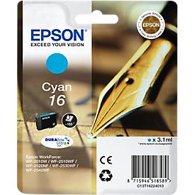 Original Epson Tintenpatrone 16, Einzelpack, cyan