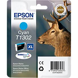 Original Epson Tintenpatrone T1302, Einzelpack, cyan