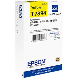 Original Epson Tintenpatrone T7894, Einzelpack, gelb