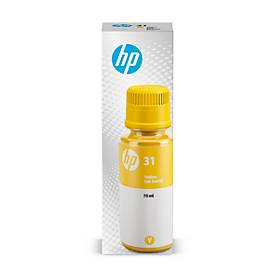 Original HP Tintenflasche 31, Einzelpack, gelb