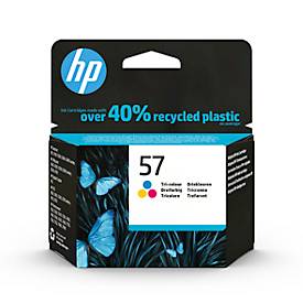 Original HP Tintenpatrone 57 CMY, Multipack, cyan, magenta, gelb
