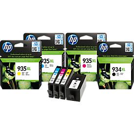 Original HP Tintenpatronen 934XL/935XL CMYK, Mixpack, cyan, magenta, gelb, schwarz