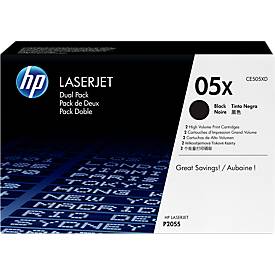 Original HP Toner 05X, Doppelpack, schwarz