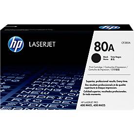 Original HP Toner 80A, Einzelpack, schwarz