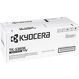 Original Kyocera Toner TK-5380K, 13000 A4 Seiten, inkl. Resttonerbehälter, Einzelpack, schwarz
