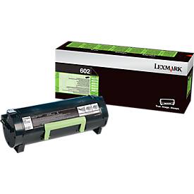 Original Lexmark Toner 602, Einzelpack, schwarz