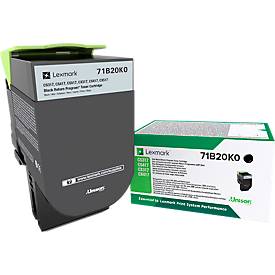 Original Lexmark Toner 71B20, Einzelpack, schwarz