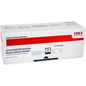 Original Oki Toner 44469803, Einzelpack, schwarz